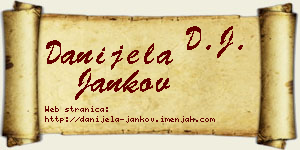 Danijela Jankov vizit kartica